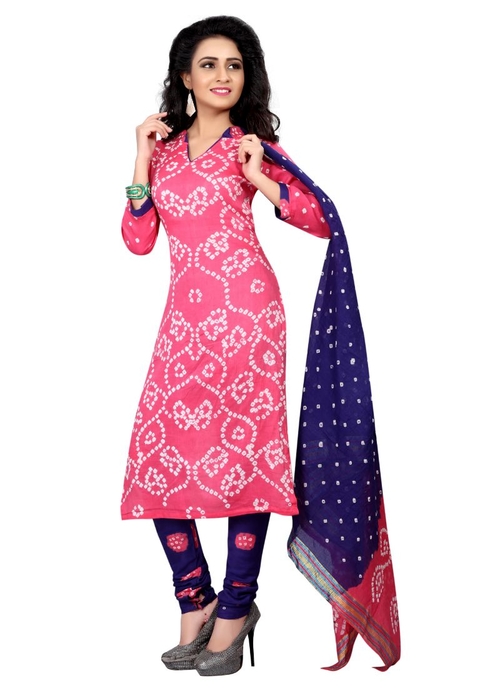 Generic Women's Satin Cotton Salwar Material