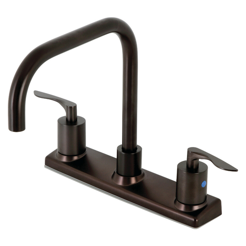 Main Kingston Brass FB2145SVL Serena Centerset Kitchen Faucet, Oil Rubb image