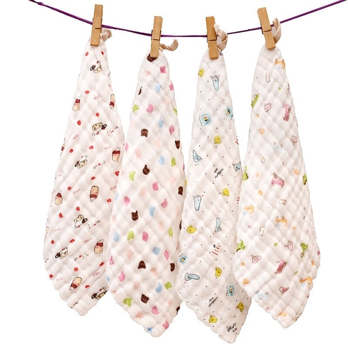 Baby Towel Cotton 6 layers Gauze 30*30cm Newborn