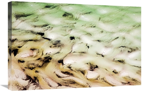 20 x 30 in. Aerial Photograph of A Lagoon on the Falkland Islands Art 