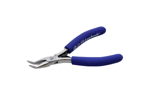 Aven 10309 Smooth Jaws Bent Nose Pliers - 4.5 Inch