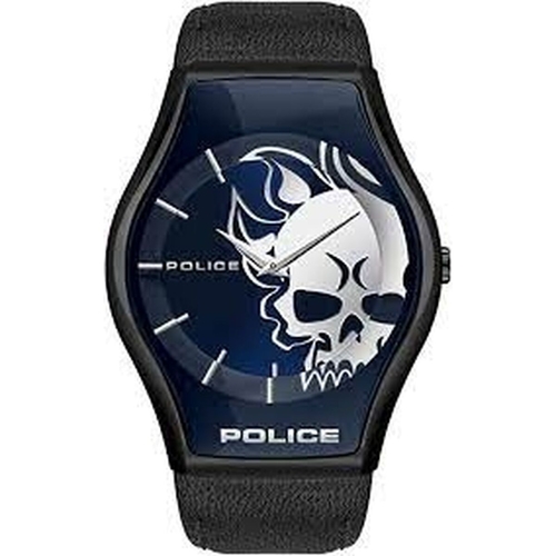 Men's Watch Police SPHERE Black Blue (Ø 45 mm)