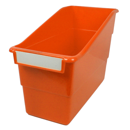 Romanoff Products ROM77209-6 Orange Shelf File with Label - 6 Each