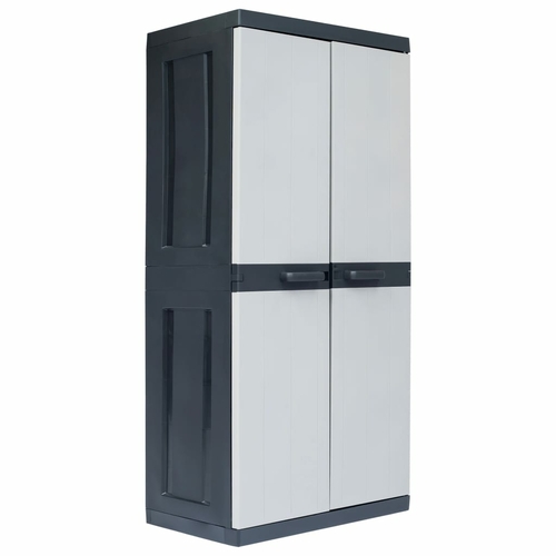 Garden Storage Cabinet XXL 35"x21.3"x74.8" Plastic