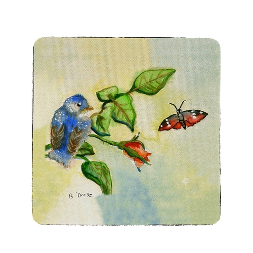 Betsy Drake CT249 Bluebird Coaster - Set of 4