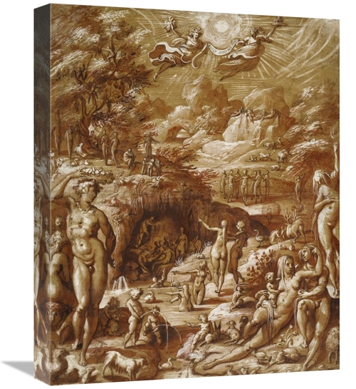 Global Gallery GCS-456102-1620-142 16 x 20 in. The Age of Gold Art Pri