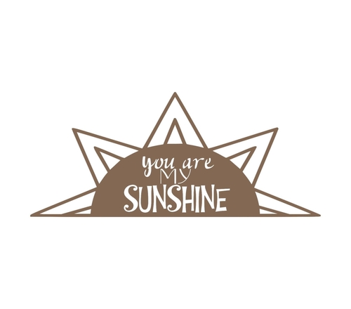 Central Coast Designs MYSUNSHINE-18BRZ 8 x 18 in. Sunrise Silhouette w