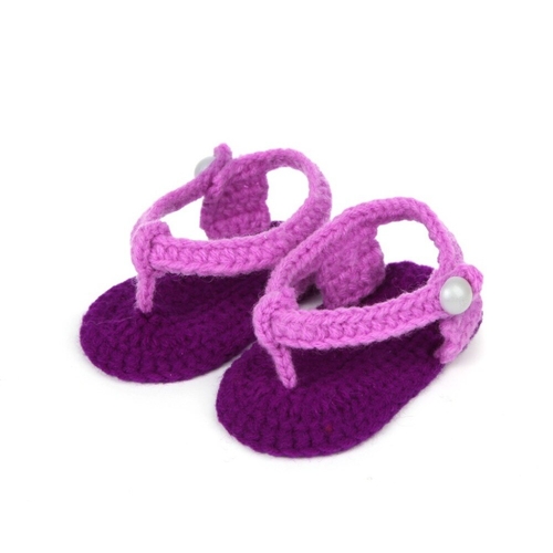 4 Colors New Fashion Baby Shoes Crib Crochet