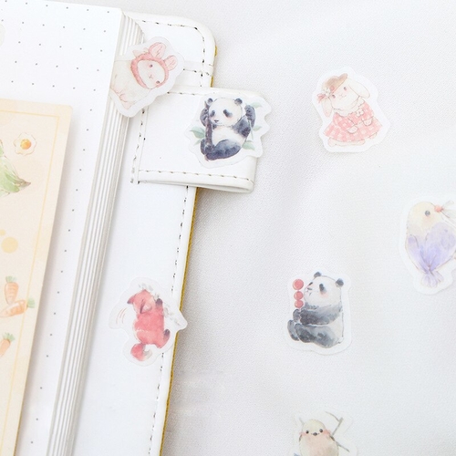 45PCS/ PACK Cute Sakura Shiba Inu Gold