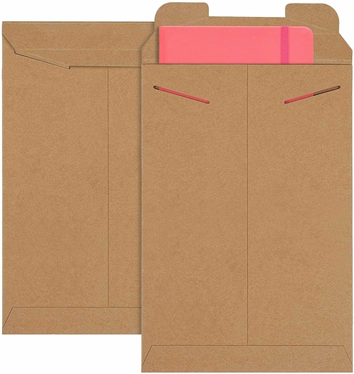 Pack of 10 Tab Lock Mailers 11 x 16 Kraft Chipboard envelopes 11x16