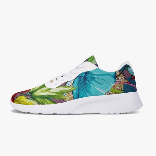 Jacki Easlick Tiger Flower Mesh Running Shoes