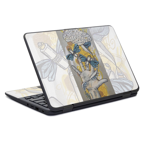 MightySkins HPCH11G1-Insane In The Brain Skin for HP Chromebook x360 1