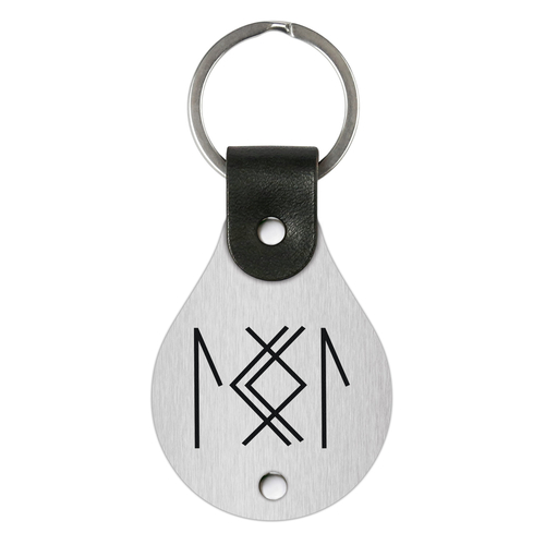 Leather keychain – Runic formula for enhancing female attractiveness