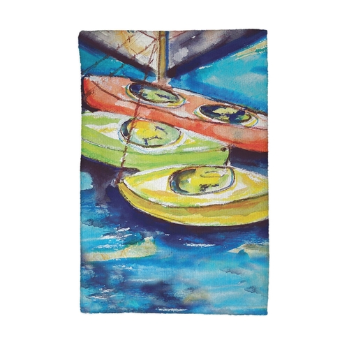 Betsy Drake KT992 Kayaks Kitchen Towel