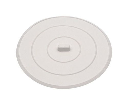 Danco 9D00089042 5 in. Flat Suction Sink Stopper  White