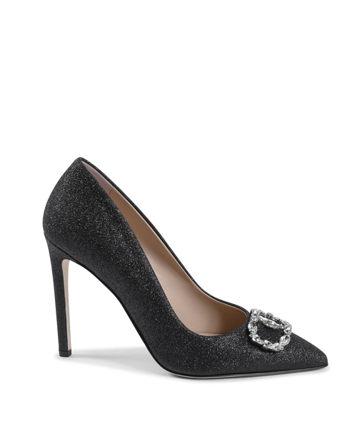 Cindarella Pump -  Bright Black