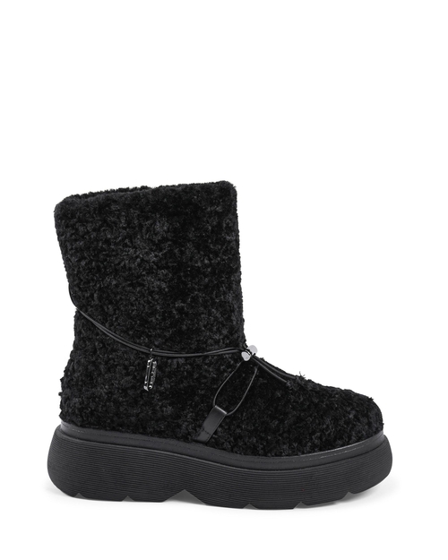 Dana Teddy - Short Boot Black