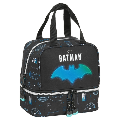 Lunchbox Batman Bat-tech Black 20 x 20 x 15 cm