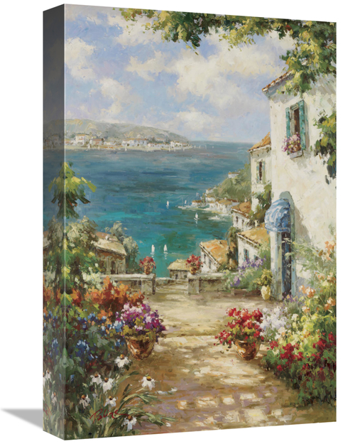 Global Gallery GCS-130142-1218-142 12 x 18 in. Citta Del Mare Art Prin