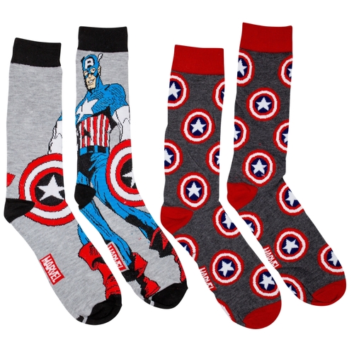 Main Standing Character & Symbols Crew Socks - Pack of 2 image