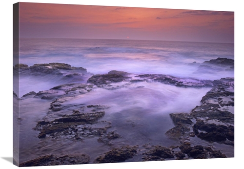 Global Gallery GCS-452108-2432-142 24 x 32 in. Ocean & Lava Rocks At S