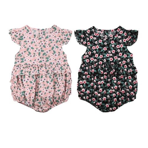 Newborn Baby Girl Boys Summer Lovely Bodysuits