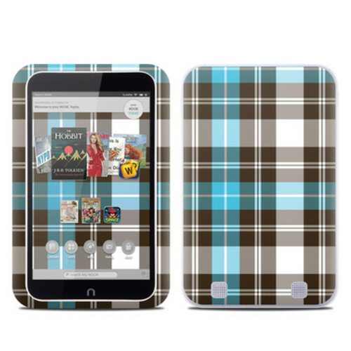 DecalGirl BNN7-PLAID-TUR DecalGirl Barnes and Noble NOOK HD Tablet Ski