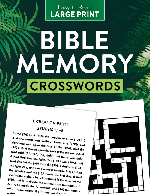  Bible Memory Crosswords Large Print