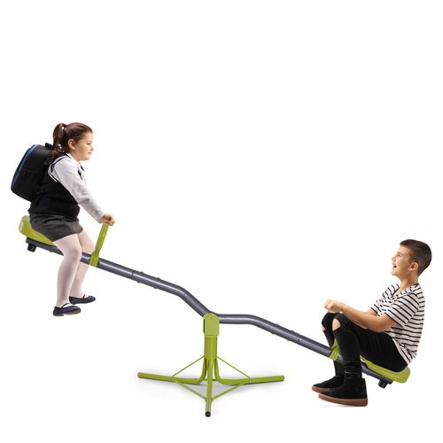 HOMCOM Kids Spinning Seesaw Playground Equipment 360¬∞ Rotation