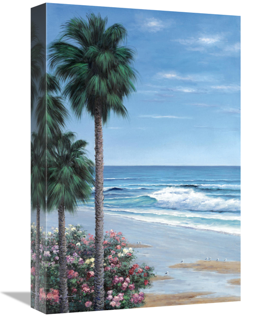 Global Gallery GCS-128571-1218-142 12 x 18 in. Beach Place Art Print -