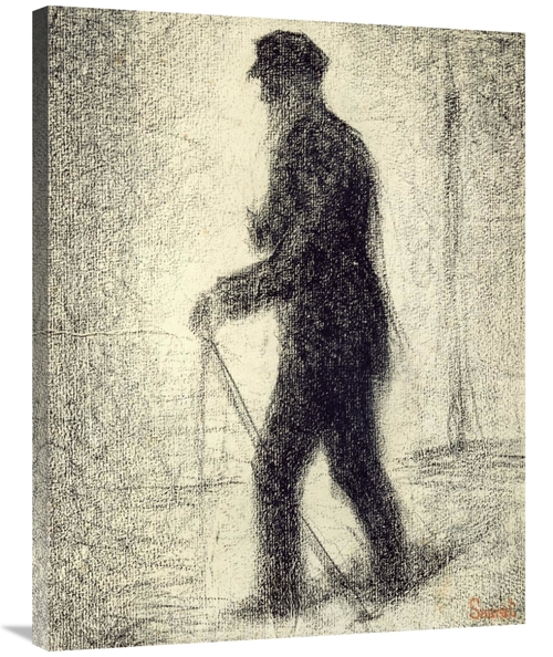 Global Gallery GCS-267268-36-142 36 in. Walking Art Print - Georges Se