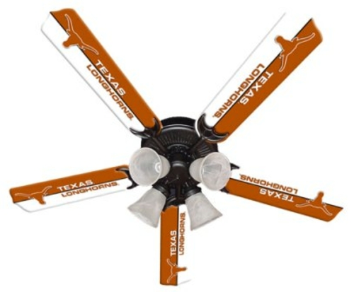 Ceiling Fan Designers 7995-TEX New NCAA TEXAS LONGHORNS 52 in. Ceiling