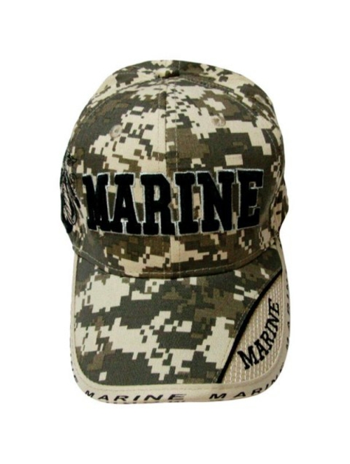Jwm 10053 US Marines Cap  Camo - pack of 6
