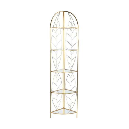 Shelves DKD Home Decor Golden Metal Mirror 33 x 33 x 181,5 cm (1)