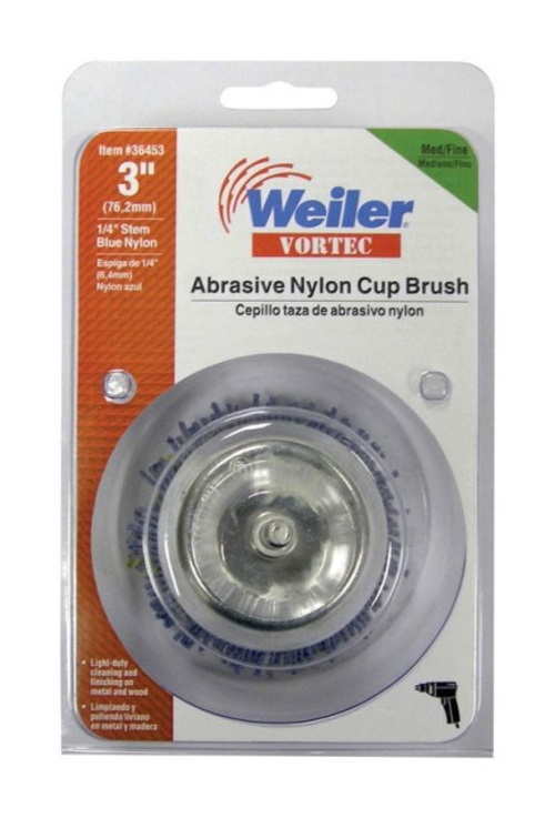 Weiler 36453 3 in. Cup Brush Medium Coarse