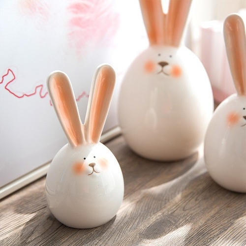1 Piece Rabbit Figurine Home Decoration
