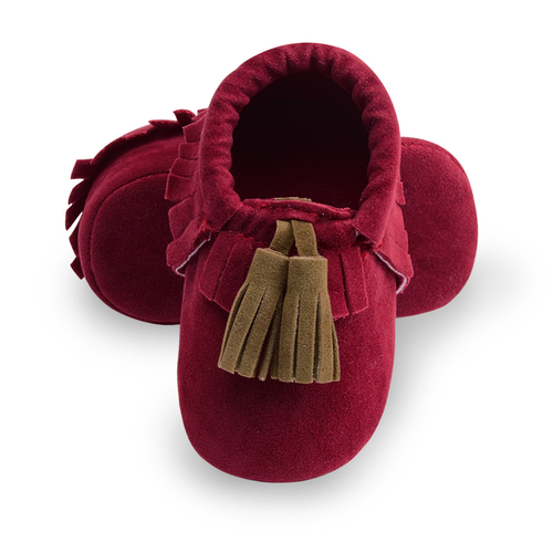 PU Suede Leather Newborn Baby Boy Girl Moccasins