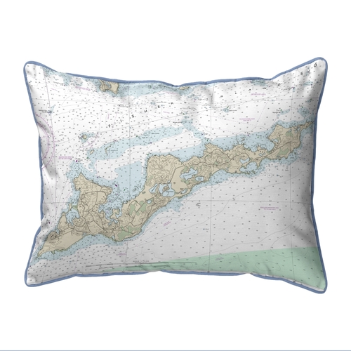 Betsy Drake HJ13214FI 16 x 20 in. Fishers Island, RI Nautical Map 