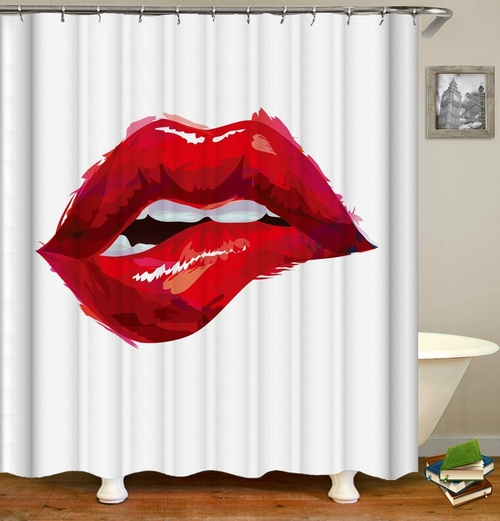 Sexy Lips Shower Curtain