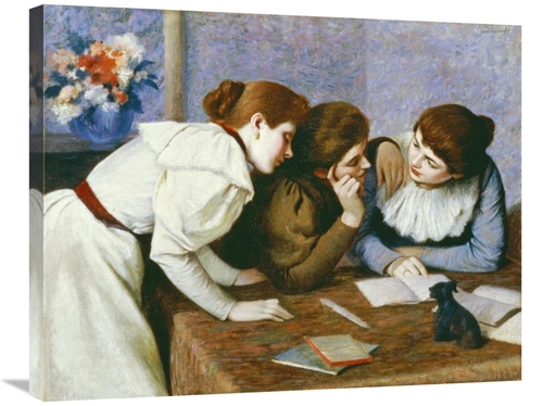 Global Gallery GCS-267609-30-142 30 in. La Lecture Art Print - Federic