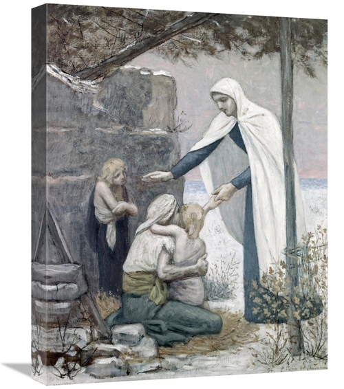Global Gallery GCS-279495-22-142 22 in. Charity Art Print - Pierre Puv