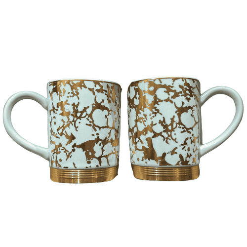 Cup Gift Set of 2 Seagreen&Golden 