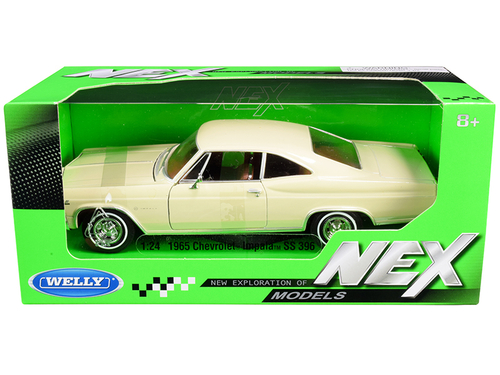 1965 Chevrolet Impala SS 396 Beige \NEX Models\" 1/24 Diecast Model