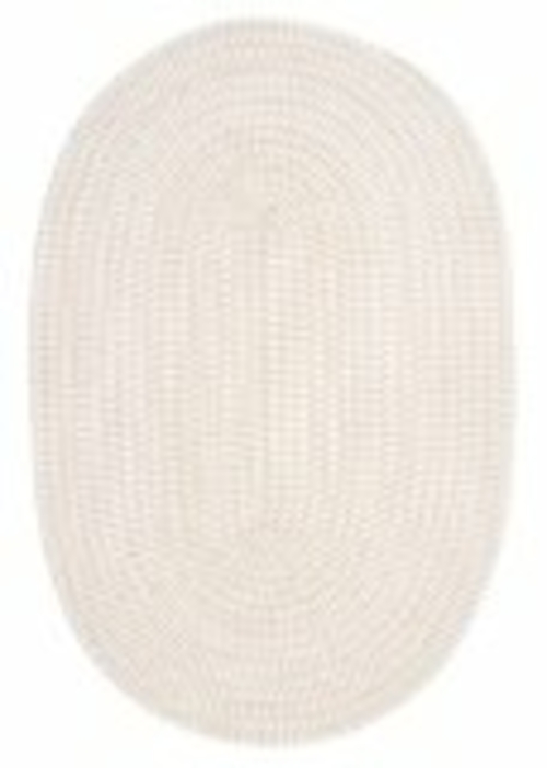 Colonial Mills Rug TK10R072X072 Ticking Stripe- Canvas 6 ft. round Bra