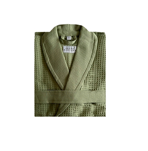 Bathrobe | Waffle Laurel Green