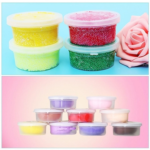 12/20/25pcs Empty Slime Storage Container Tin