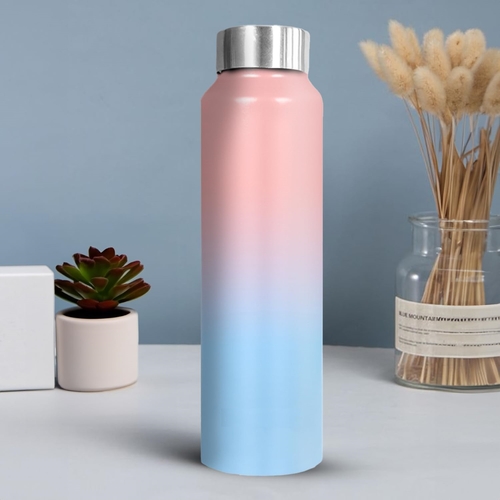 Blue & Peach, 1 litre, Stainless Steel