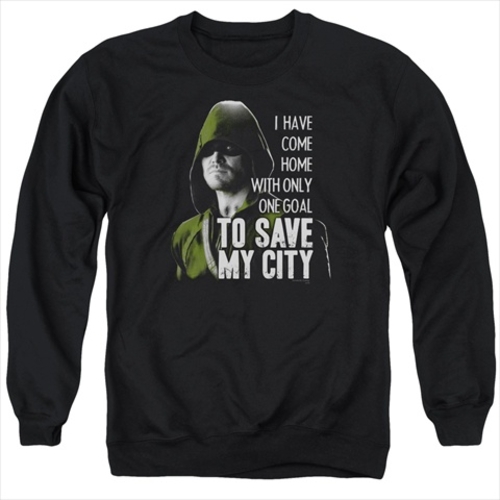 Arrow-Save My City - Adult Tee, Black - 2X
