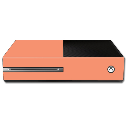 MightySkins MIXBONE-Solid Peach Skin Decal Wrap for Microsoft Xbox One