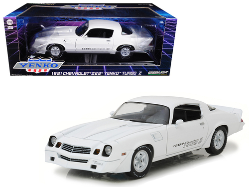 1981 Chevrolet Camaro Z/28 Yenko Turbo Z White 1/18 Diecast Model Car